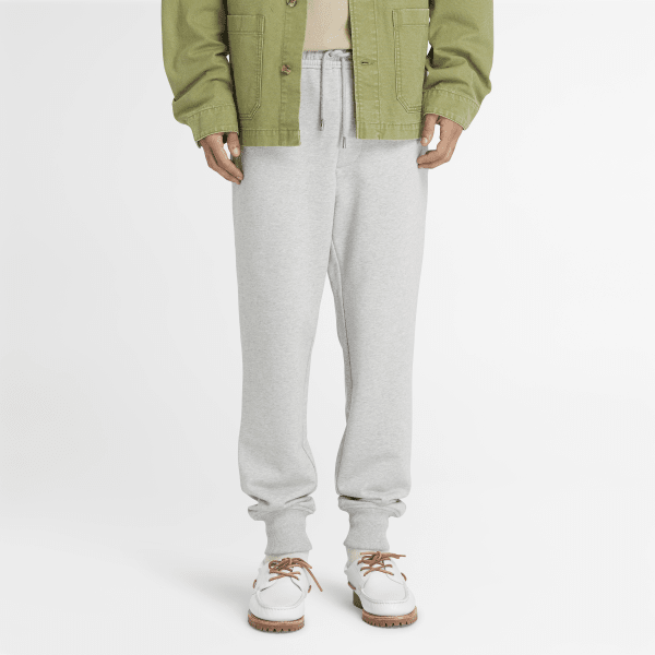 Timberland - Pantalon de survêtement à envers bouclé pour homme en gris