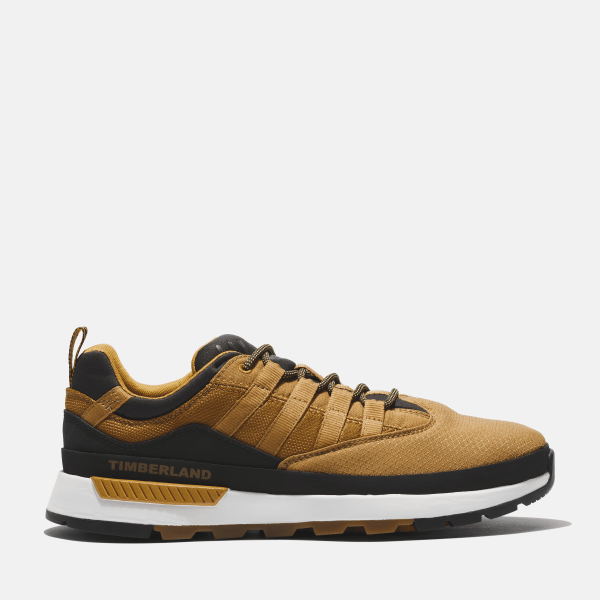 Timberland - Euro Trekker Lace-Up Low Trainer for Men in Yellow
