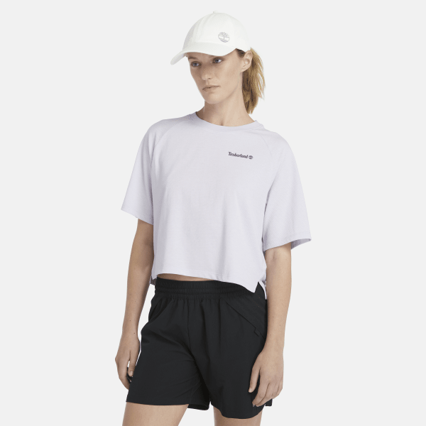 Timberland - T-shirt évacuant l'humidité pour femme en violet