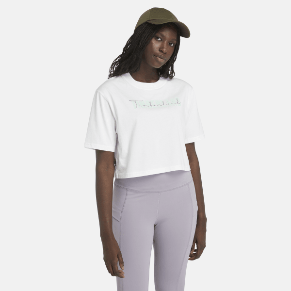 Timberland - T-shirt Corta da Donna in bianco