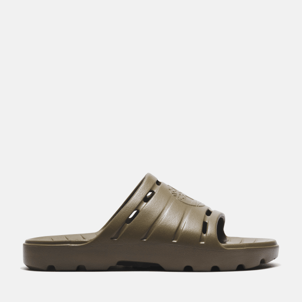 Timberland - Sandalo Get Outslide in verde scuro