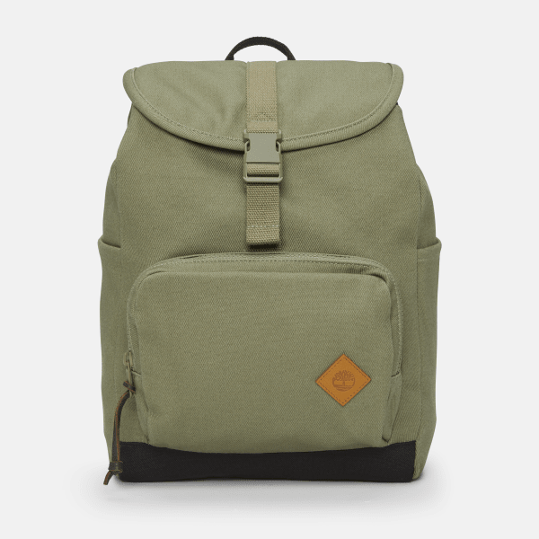Timberland - Canvas and Leather Backpack for Women in Green