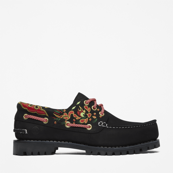 Timberland - CLOT x Timberland 3-Eye Boat Shoe for Women in Black