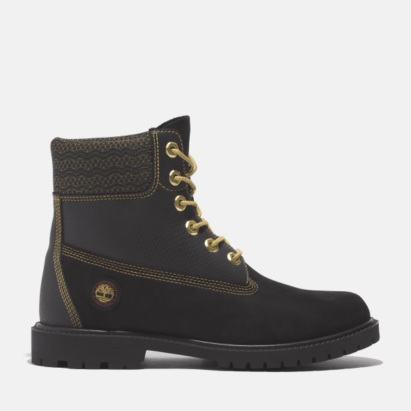 Timberland - Lunar New Year Timberland Heritage 6 Inch Lace-Up Waterproof Boot For Women in Black