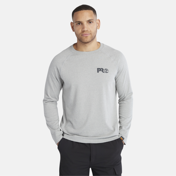 Timberland - Timberland PRO Core Long-Sleeve T-Shirt for Men in Grey