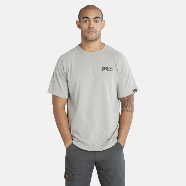 Timberland - T-Shirt mit reflektierendem Timberland PRO Core-Logo für Herren in Grau