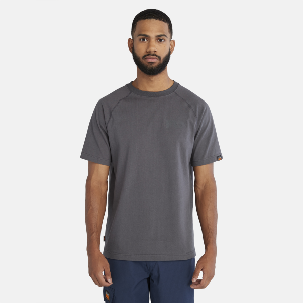 T-shirt Com Logótipo Refletor Timberland Pro Core Para Homem Em Cinzento-escuro Cinzento