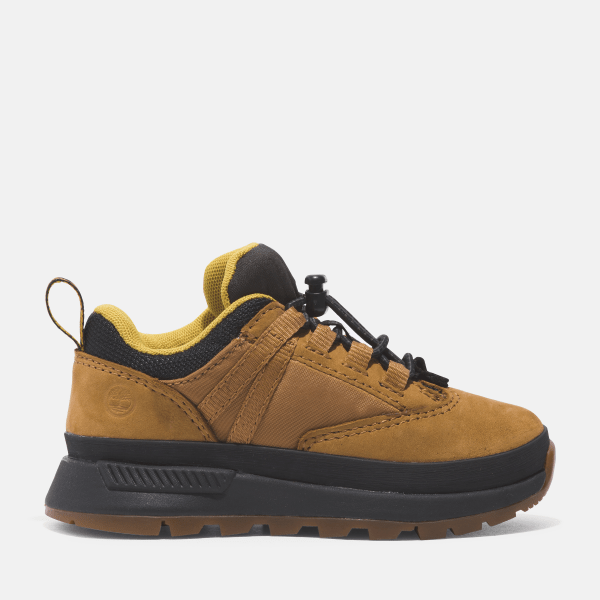 Timberland - Sneaker Bassa con Cordino Elastico Euro Trekker da Bambino (dal 20 al 30) in giallo
