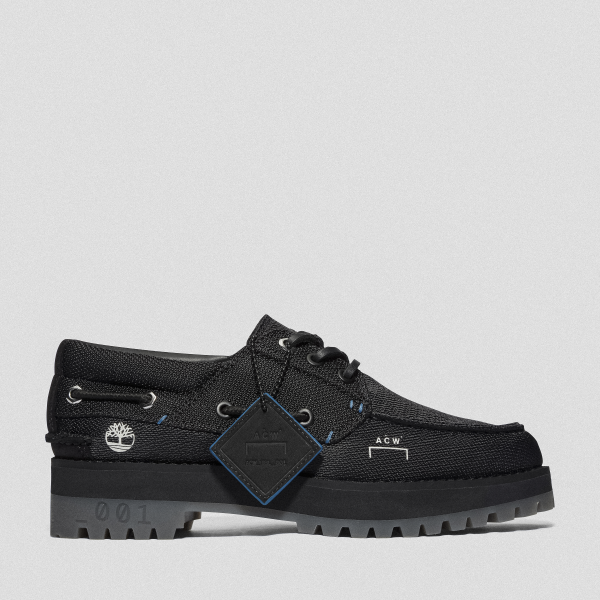 Timberland - Timberland x A-COLD-WALL* Future73 3-Eye Handsewn Boat Shoe for Women in Black