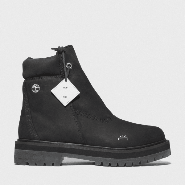 Timberland - 6-inch Boot Timberland x A-Cold-Wall* à zip latéral pour homme en noir