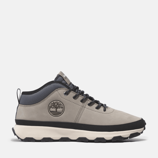Timberland - Winsor Trail Leather Trainer for Men in Beige