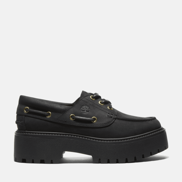 Timberland - Stone Street Boat Shoe for Women in Black