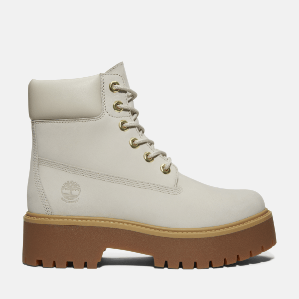 Timberland - 6-inch Boot Timberland Heritage Stone Street pour femme en blanc