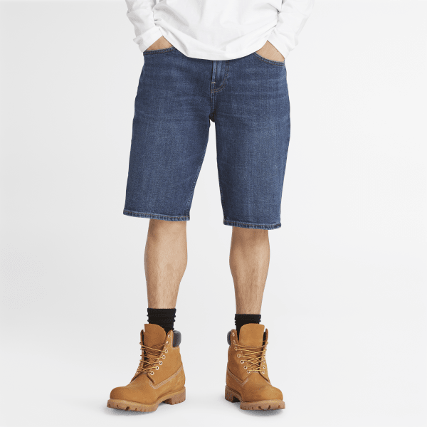 Timberland - Shorts in Denim da Uomo in blu