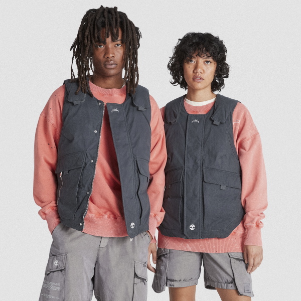 Timberland - Gilet isolant Future73 Timberland x A-COLD-WALL* unisexe en gris foncé