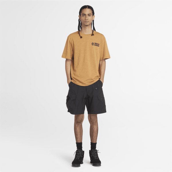 Timberland - Shorts Elasticizzati Antivento Quick Dry da Uomo in colore nero