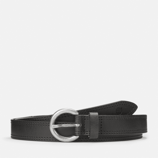 Timberland Cinturón Reversible De 25 mm/1 in Con Hebilla Ovalada Para Mujer En Negro Color Negro