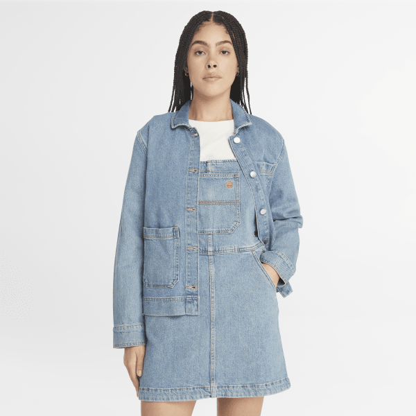Timberland - Denim Chore Jacke mit Refibra-Technologie für Damen in Blau