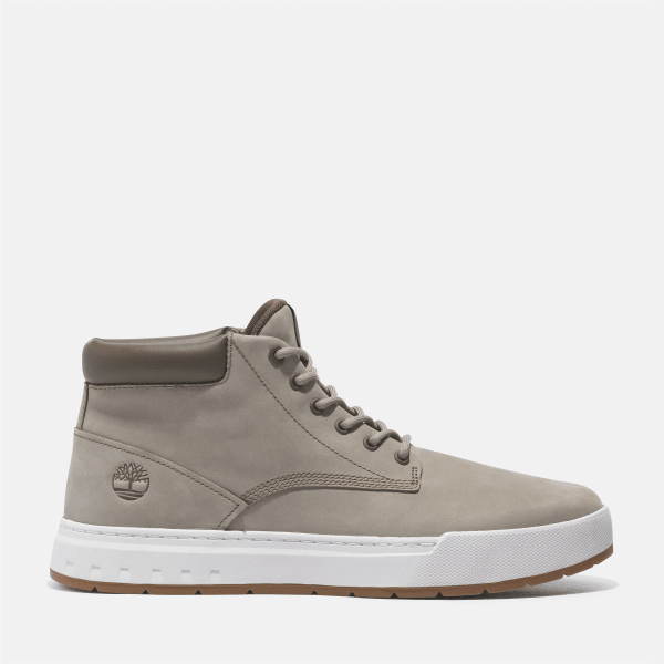Timberland - Maple Grove Leather Chukka for Men in Light Grey