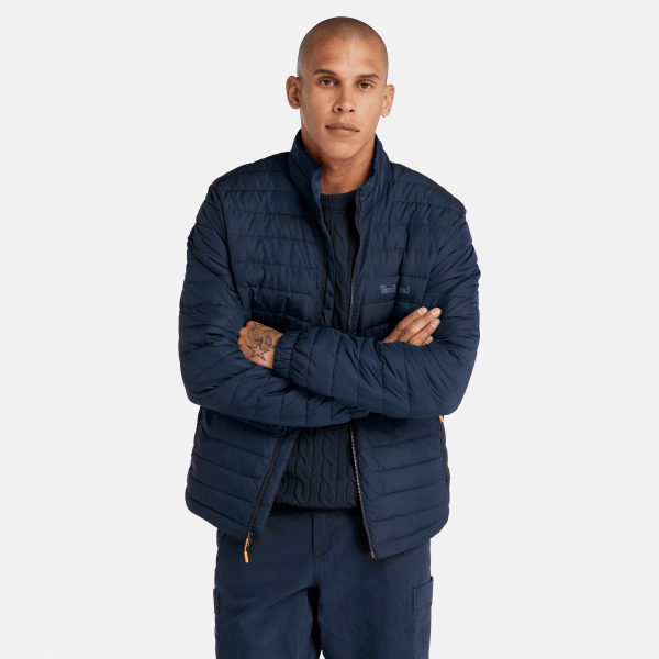 Timberland - Axis Peak Quilted Jacket for Men in Navy