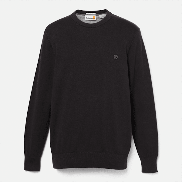 Timberland - Williams River Cotton Jumper for Men in Black
