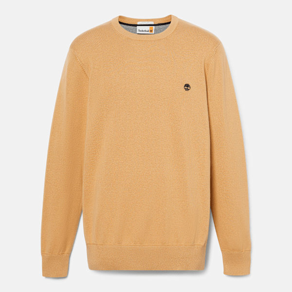 Timberland - Williams River Cotton Jumper for Men in Yellow