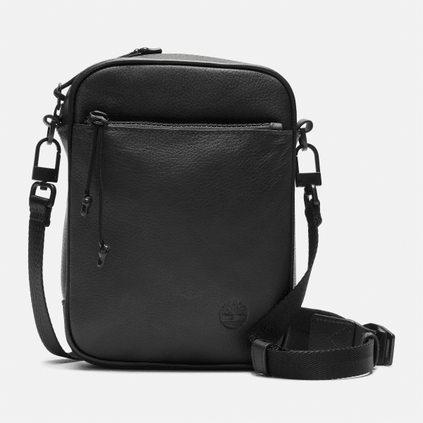Timberland - Tuckerman Leather Cross Body Bag in Black