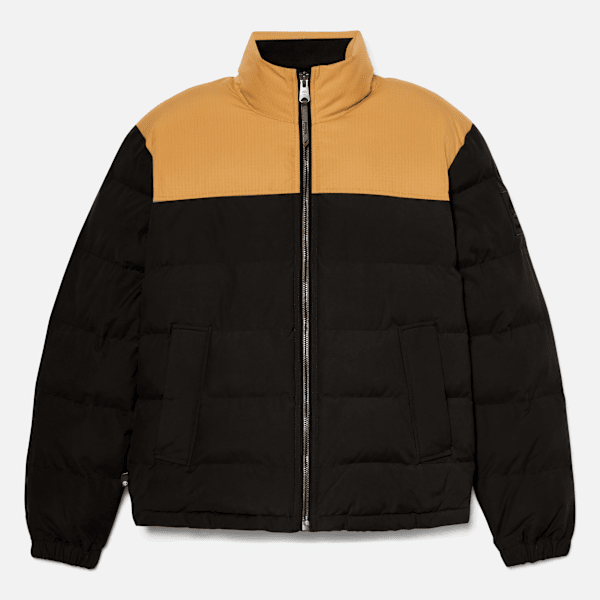 Timberland - Welch Mountain Water Repellent Puffer Jacket for Men in Yellow/Black