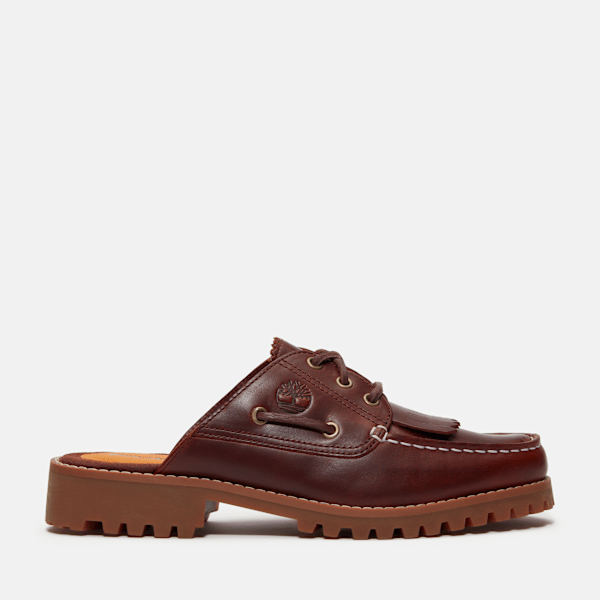 Timberland Authentic Mule For Women In Burgundy Size 6