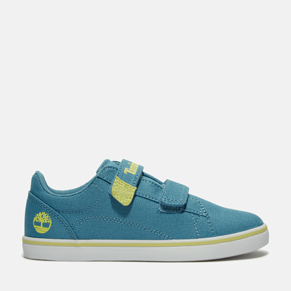 Timberland - Stone Jump Low Hook-and-Loop Trainer for Youth in Blue, Blue, Size: 1.5