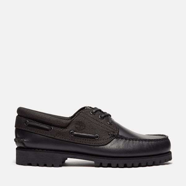 Timberland Authentic Boat Shoe For Men In Black Size 12.5