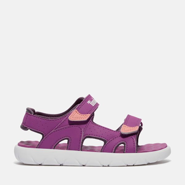 Timberland Perkins Row Backstrap Sandal For Toddler In Purple Size 11