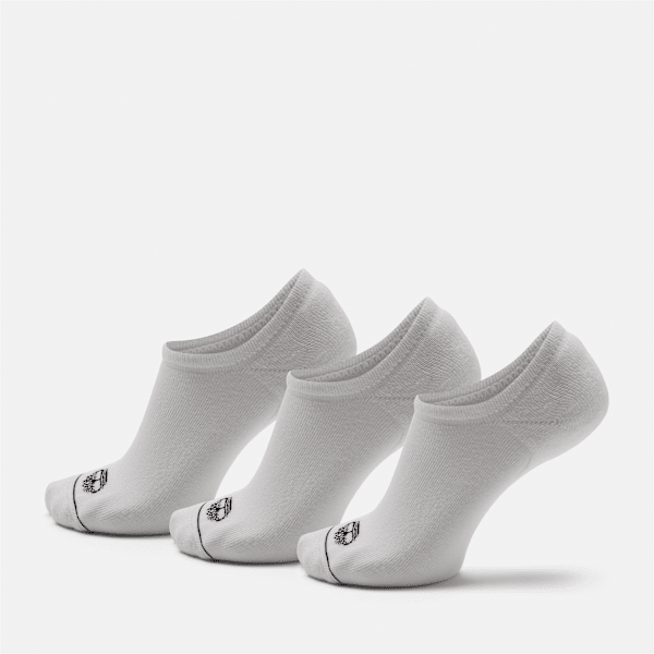 Timberland - Bowden 3-Pack Trainer Liner Sock in White