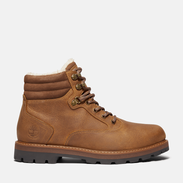 Timberland Britton Road Mid Waterproof Boot For Men In Brown Size 7