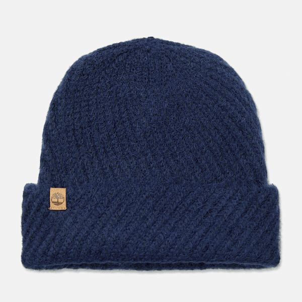 Timberland - Gorro com Pespontos Diagonais em azul-escuro