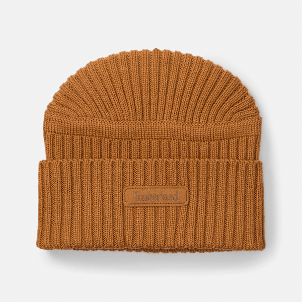 Timberland - Gulf Beach Ribbed Beanie in Yellow