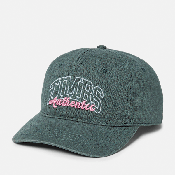 Timberland - Collegiate Baseball Cap for Women in Dark Green