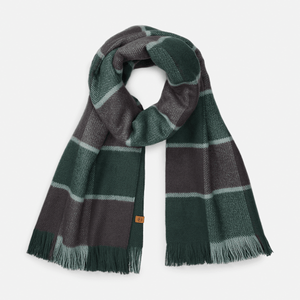 Timberland - Reversible Blanket Scarf in Dark Green