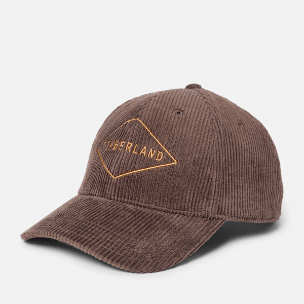 Timberland - Corduroy Baseball Cap in Brown