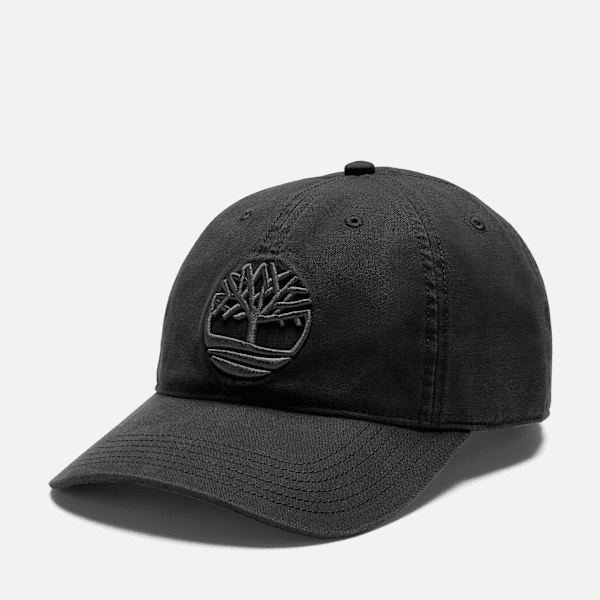 Timberland Soundview Embroidered Baseball Cap In Black Black