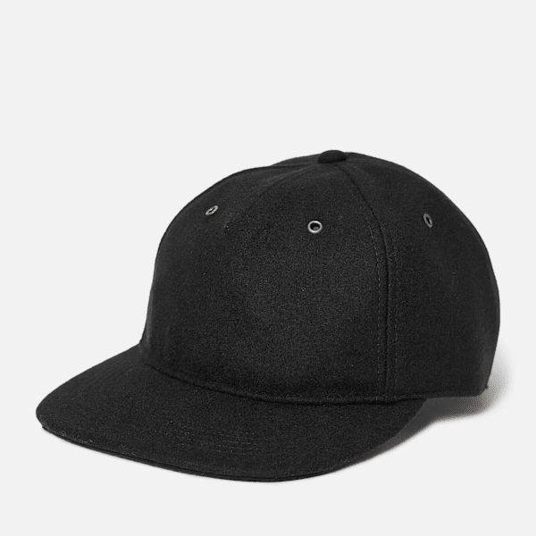 Timberland - All Over Wool Baseball Cap in Black