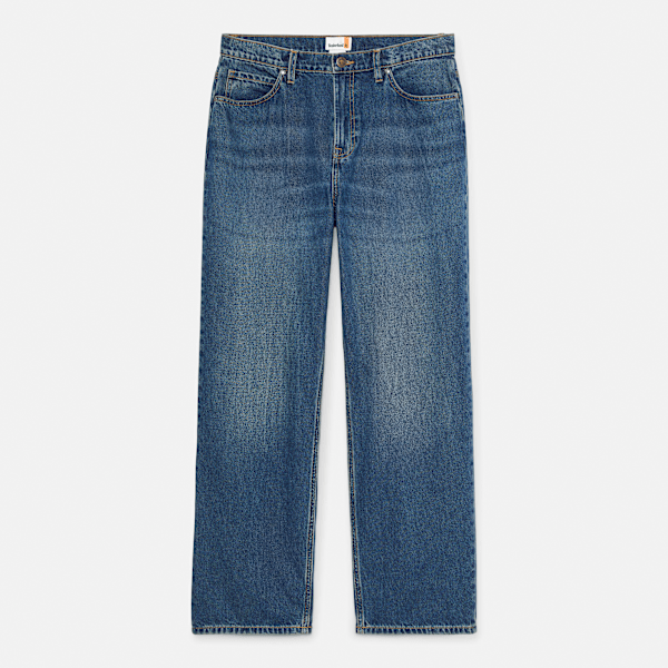 Timberland - Sandown Embroidered Denim Trouser for Men in Blue