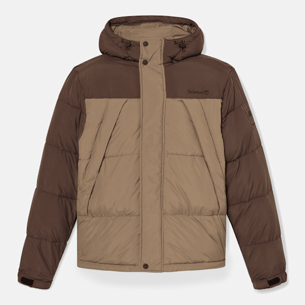 Timberland - Durable Water-Repellent Puffer Jacket for Men in Brown