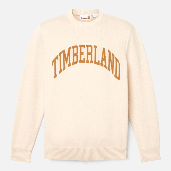 Timberland - Timberland Graphic Jumper for Men in Beige