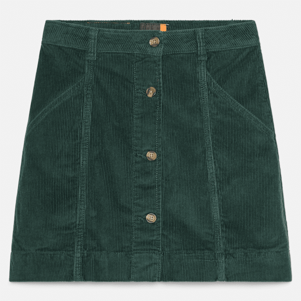 Timberland - Washed Corduroy Skirt for Women in Dark Green