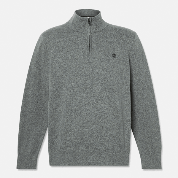 Timberland - Williams River Quarter-Zip Jumper for Men in Grey