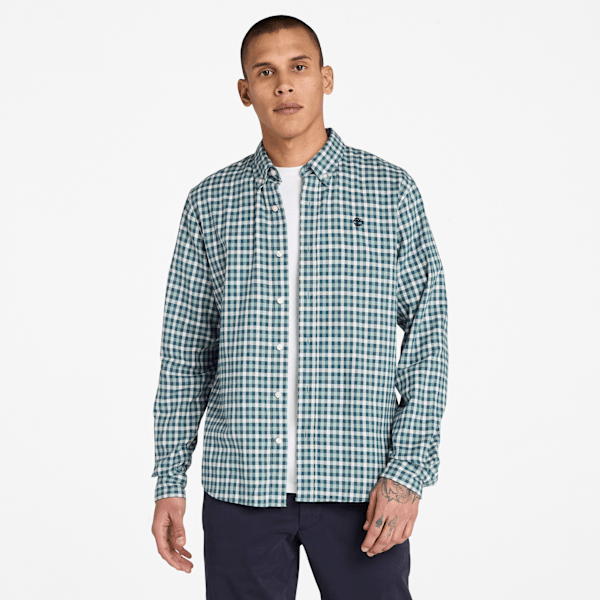 Timberland - Solucell Air Gingham Overhemd voor heren in grijs