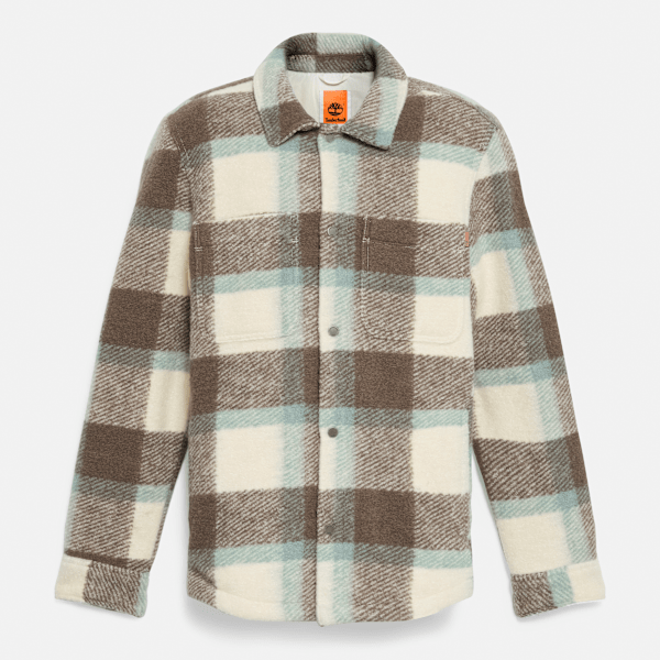 Timberland - Wool Blend Shacket for Men in White