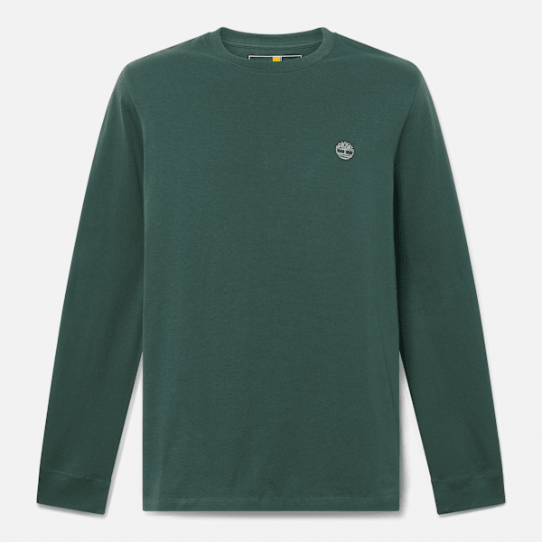 Timberland - Dunstan River T-shirt met lange mouwen voor heren in donkergroen