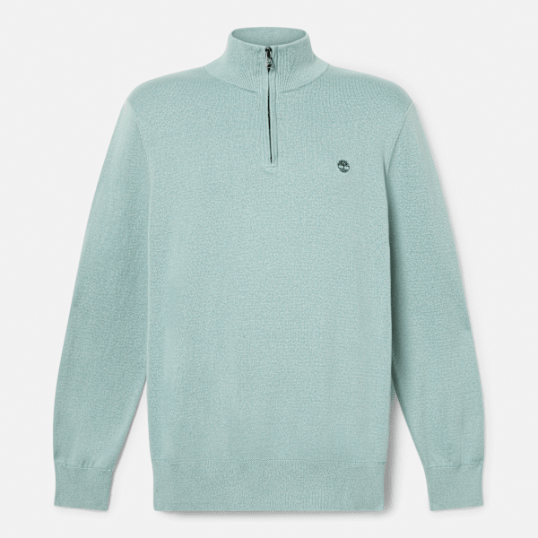 Timberland - Williams River Quarter-Zip Jumper for Men in Grey